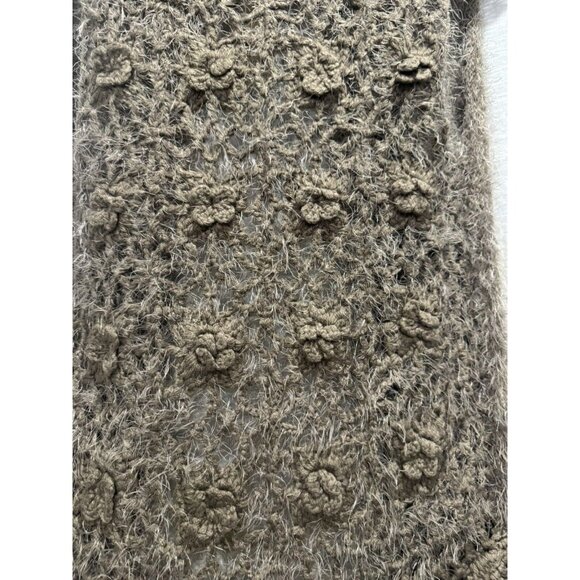 Sacred Threads Bohemian Brown Open Front Vest 100% Rayon Size M/L ( runs small) - Picture 3 of 11